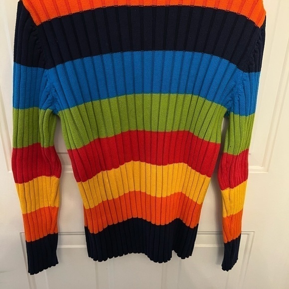 JONES New York Sport 100 Percent Cotten Large Stripped Sweater - Picture 5 of 5